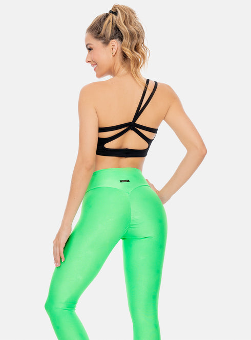 Top Deportivo Mujer 1 Hombro Babalú® 106433 Negro Talla S